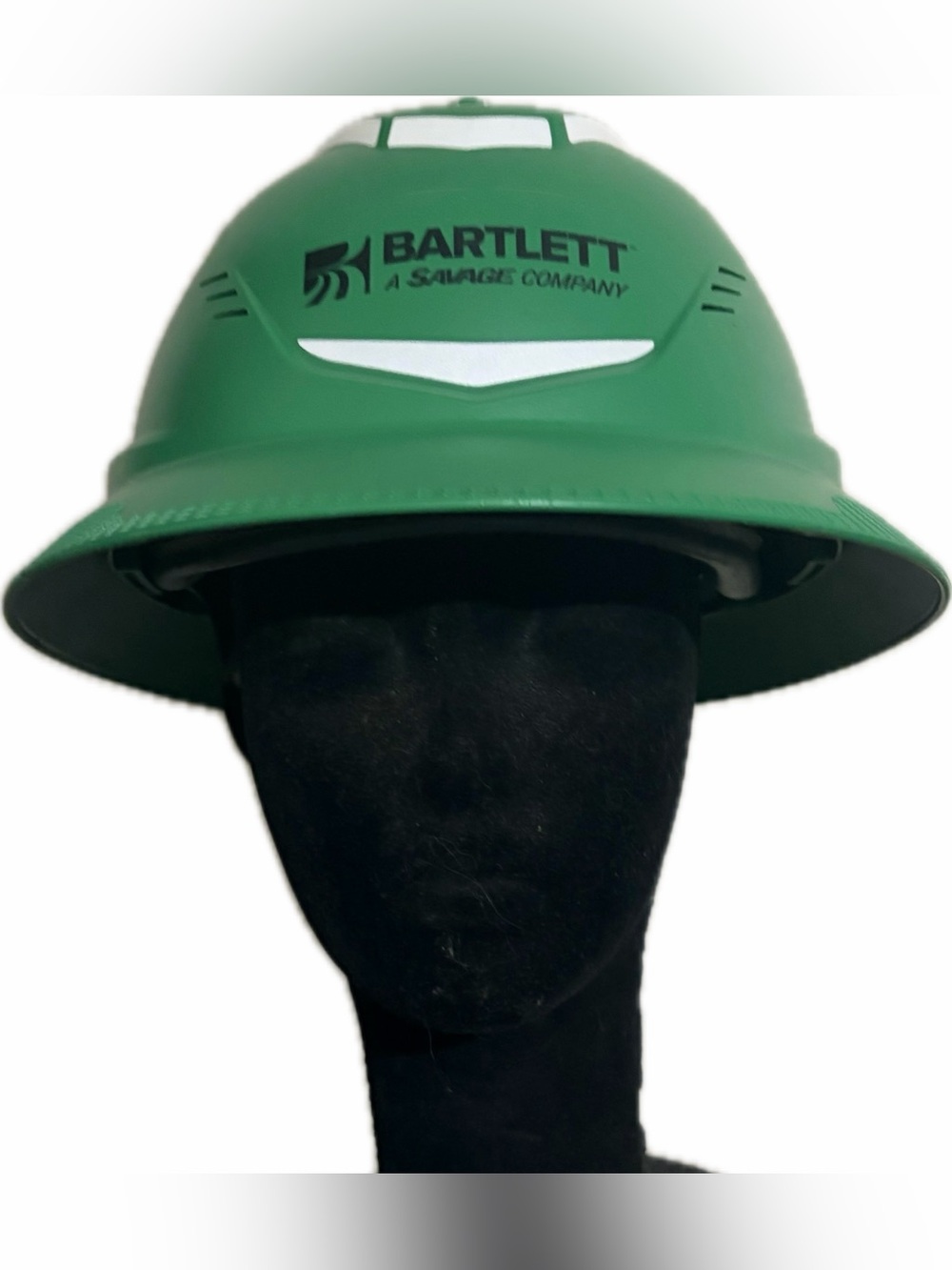 MSA V-Gard Full Brim Hard Hat | Fas-Trac Ratchet | Forest Green | Safety Helmet